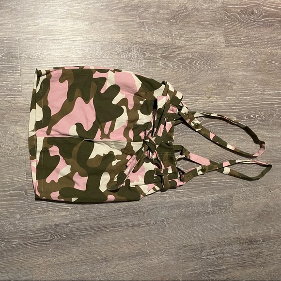 NWT Camouflage Skirt with Suspenders - Picture 1 of 2